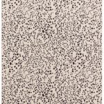 Covor negru modern model geometric Muse Black Spotty 9 mm 160×230 cm MUSE1602300011