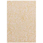 Covor galben, model geometric, Muse Yellow Spotty, 9 mm, 66×240 cm, Asiatic