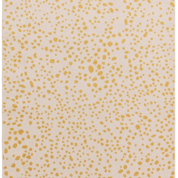 Covor galben modern model geometric Muse Yellow Spotty 9 mm 66x240 cm MUSE0662400012