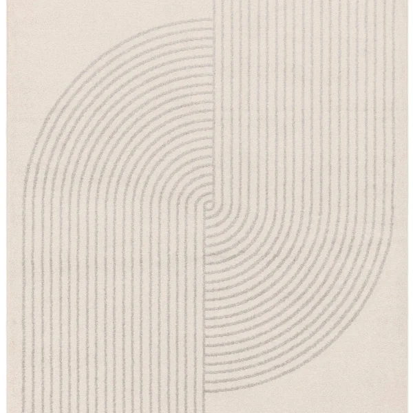 Covor crem modern model geometric Muse Cream, 9 mm, 80x150 cm, Asiatic London