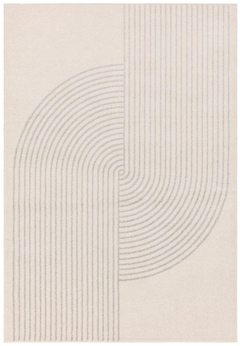 Covor crem modern model geometric Muse Cream, 9 mm, 80x150 cm, Asiatic London