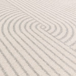 Covor crem modern model geometric Muse Cream, 9 mm, 80x150 cm, Asiatic London