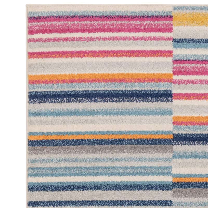 Covor multicolor modern model geometric Muse Multi-Coloured Stripe 9 mm 66x240 cm MUSE0662400006