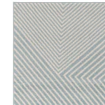Covor albastru modern model geometric Muse Blue Cross 9 mm 80x150 cm MUSE0801500019