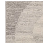 Covor gri modern model geometric Muse Grey Halo 9 mm 80x150 cm MUSE0801500023