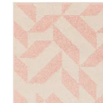 Covor roz modern model geometric Muse Pink Shapes 9 mm 66x240 cm MUSE0662400004