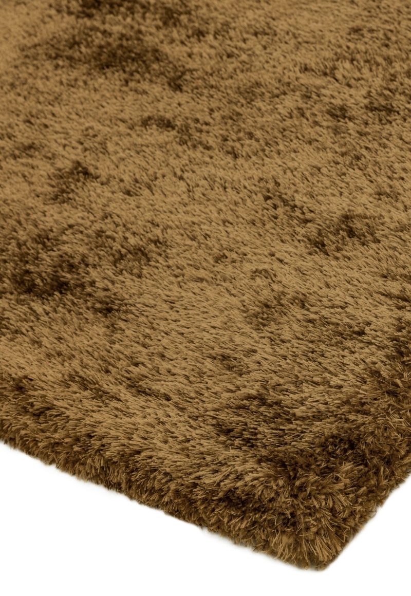Covor pufos auriu lucrat manual modern model uni Nimbus Gold 30 mm 200x290 cm NIMB200290GOLD