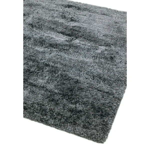 Covor pufos gri lucrat manual modern model uni Nimbus Slate 30 mm 160x230 cm NIMB160230SLAT