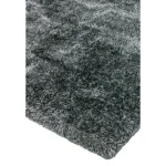 Covor pufos gri lucrat manual modern model uni Nimbus Slate 30 mm 160x230 cm NIMB160230SLAT