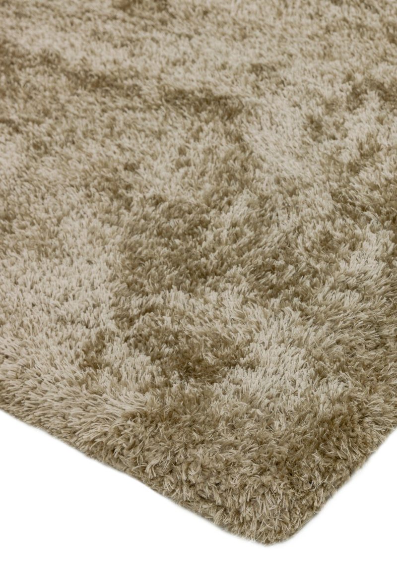 Covor pufos taupe lucrat manual modern model uni Nimbus Taupe 30 mm 120x170 cm NIMB120170TAUP - imagine 3