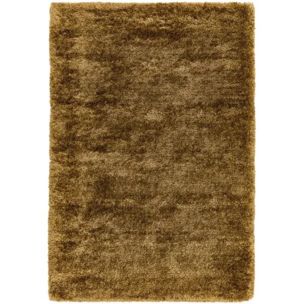 Covor pufos auriu lucrat manual modern model uni Nimbus Gold 30 mm 200x290 cm NIMB200290GOLD
