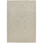 Covor pufos natural lucrat manual modern model geometric Nomad NM03 Natural 8 mm 200×290 cm NOMA200290NM03