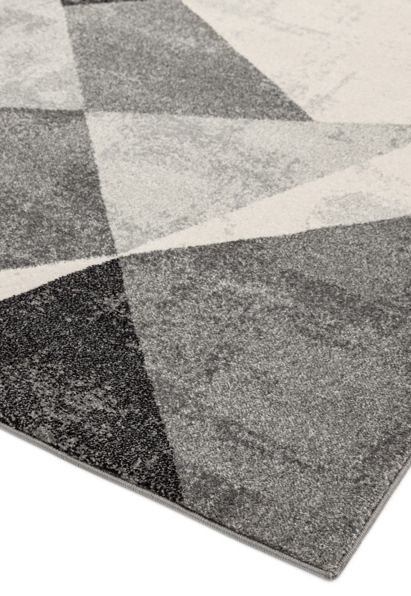 Covor gri modern model geometric Nova Patio Grey 9 mm 120x170 cm NOVA120170NV02 - imagine 3