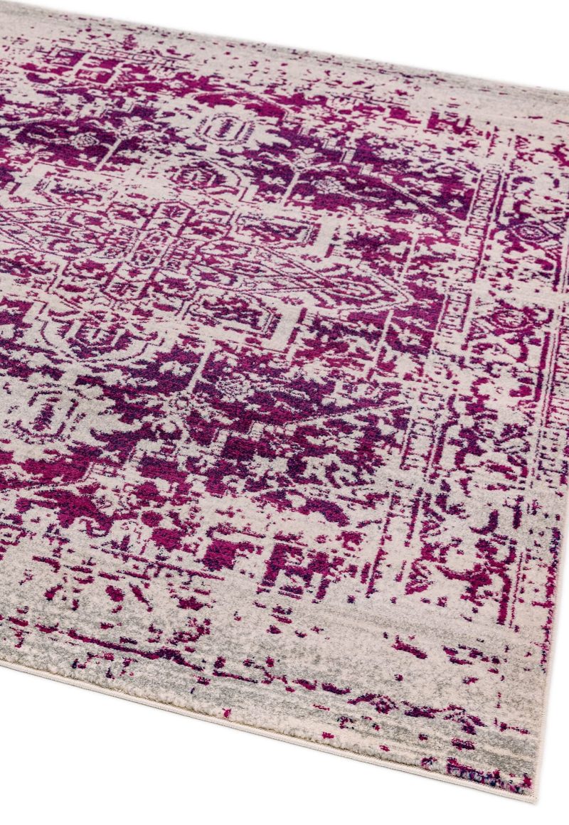 Covor fuchsia modern model geometric Nova Antique Fuchsia 9 mm 200x290 cm NOVA200290NV08 - imagine 2