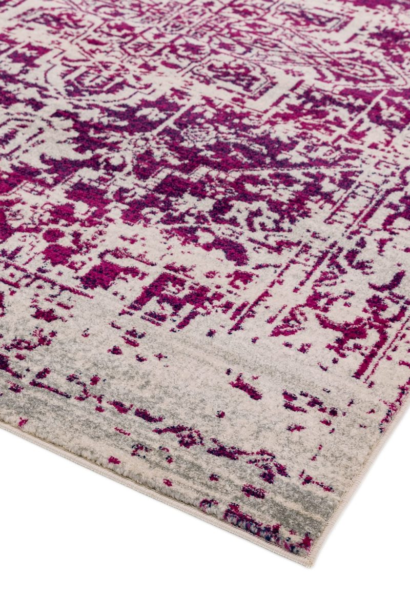 Covor fuchsia modern model geometric Nova Antique Fuchsia 9 mm 200x290 cm NOVA200290NV08 - imagine 3