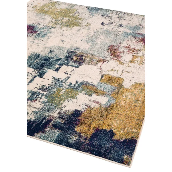 Covor multicolor modern model geometric Nova Mustard Multi 9 mm 80x150 cm NOVA080150NV22