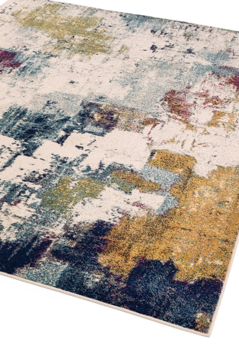 Covor multicolor modern model geometric Nova Mustard Multi 9 mm 80x150 cm NOVA080150NV22 - imagine 2