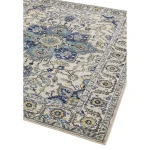 Covor albastru modern model geometric Nova Persian Blue 9 mm 120x170 cm NOVA120170NV25