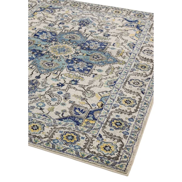 Covor albastru modern model geometric Nova Persian Blue 9 mm 120x170 cm NOVA120170NV25