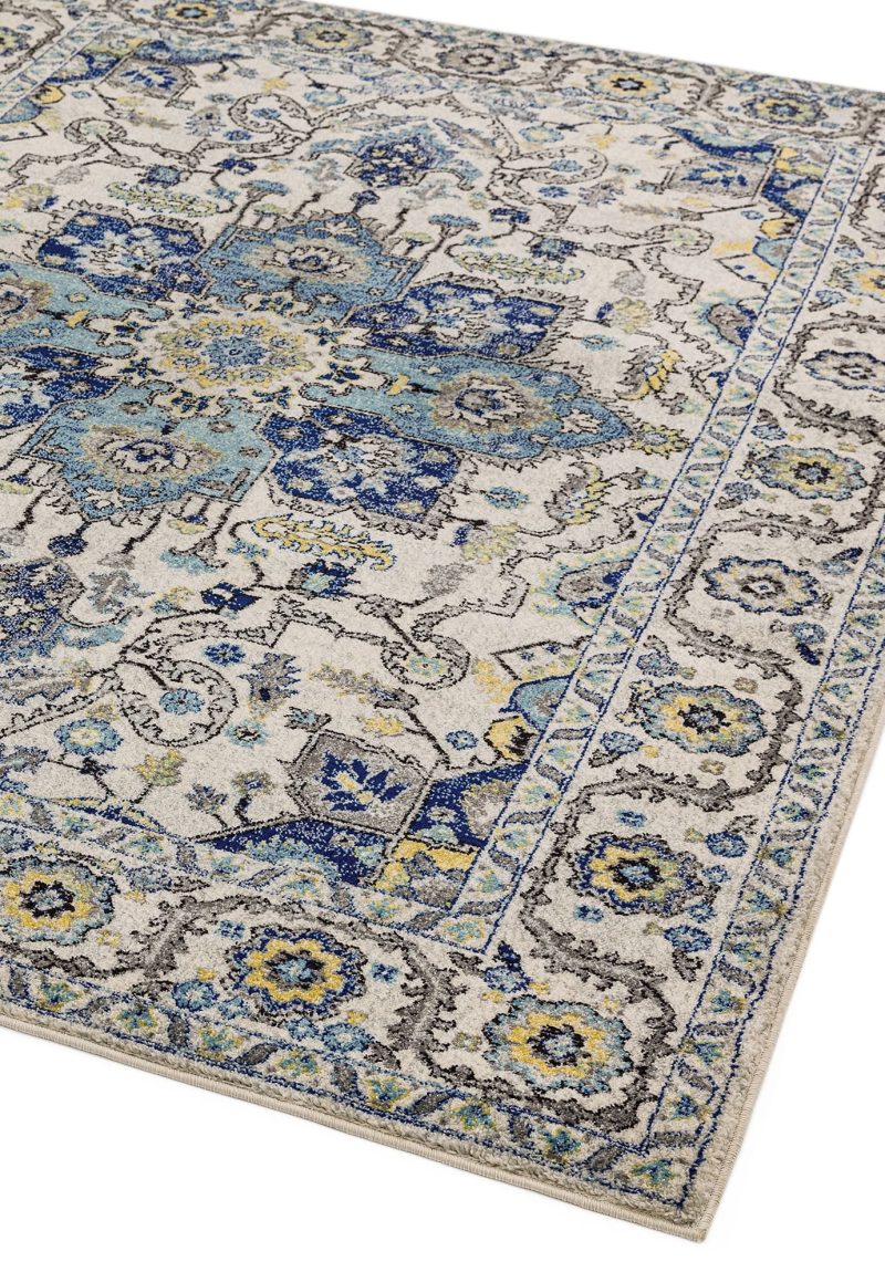 Covor albastru modern model geometric Nova Persian Blue 9 mm 120x170 cm NOVA120170NV25 - imagine 2