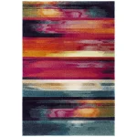 Covor multicolor modern model geometric Nova Stripe Multi 9 mm 160×230 cm NOVA160230NV05