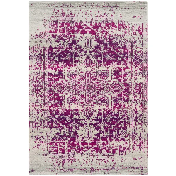 Covor fuchsia modern model geometric Nova Antique Fuchsia 9 mm 120x170 cm NOVA120170NV08