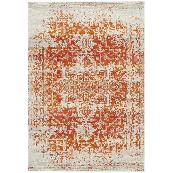 Covor orange modern model geometric Nova Antique Orange 9 mm 120x170 cm NOVA120170NV09