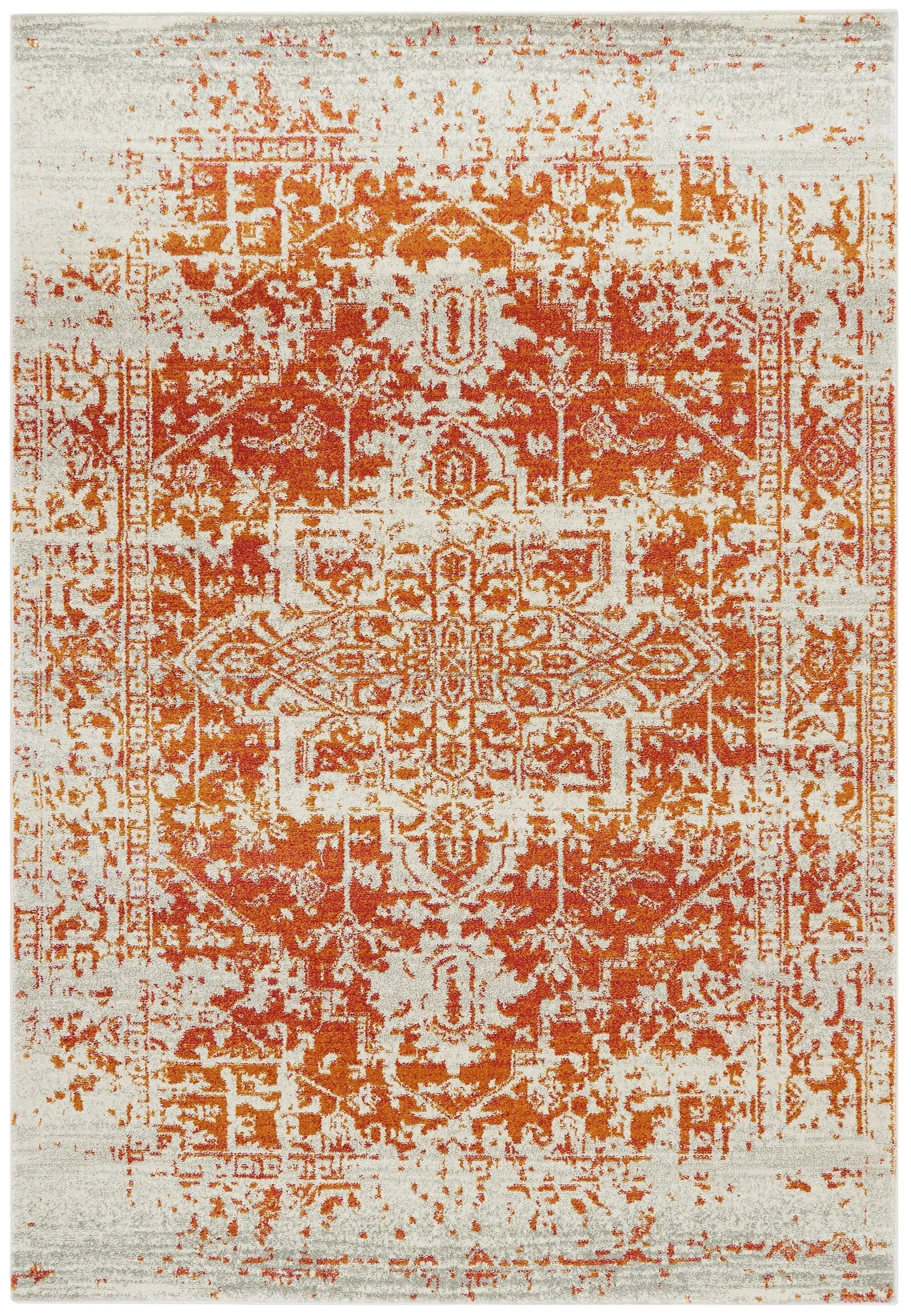 Covor orange modern model geometric Nova Antique Orange 9 mm 200×290 cm NOVA200290NV09