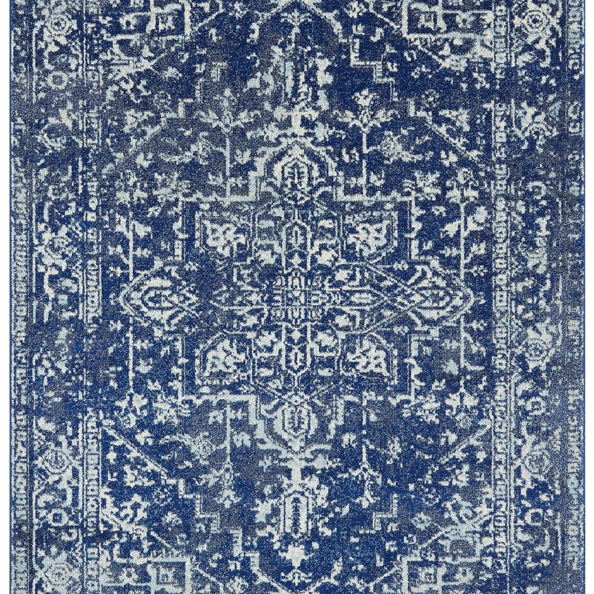 Covor navy modern model geometric Nova Antique Navy 9 mm 80x150 cm NOVA080150NV11