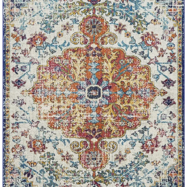 Covor multicolor modern model geometric Nova Medallion Multi 9 mm 120x170 cm NOVA120170NV12