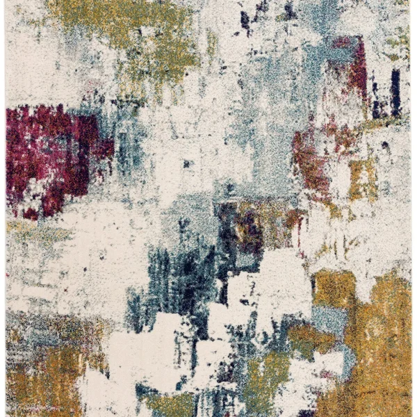 Covor multicolor modern model geometric Nova Mustard Multi 9 mm 80x150 cm NOVA080150NV22