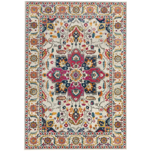Covor multicolor modern model geometric Nova White Multi 9 mm 120x170 cm NOVA120170NV24