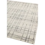 Covor gri modern model geometric Nova Grid Grey 9 mm 120x170 cm NOVA120170NV31