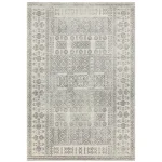 Covor gri modern model geometric Nova Tribal Grey 9 mm 120×170 cm NOVA120170NV33