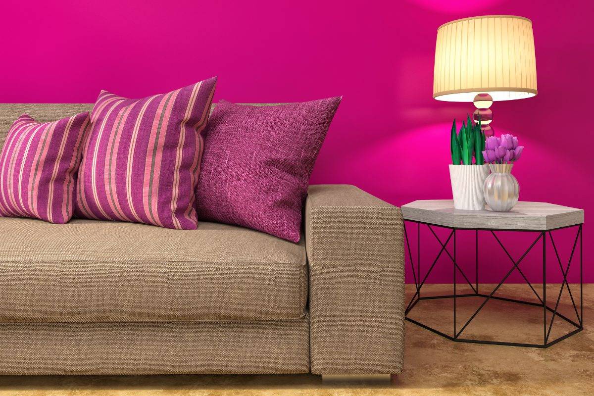 Cum să folosești culoarea magenta în designul interior