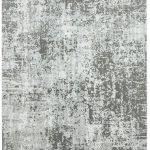 Covor pufos argintiu gri modern model abstract Olympia Silver Grey Abstract 6 mm 200×290 cm OLYM2002900007