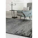 Covor pufos anthracite modern model abstract Olympia Anthracite 6 mm 120x170 cm OLYM1201700004