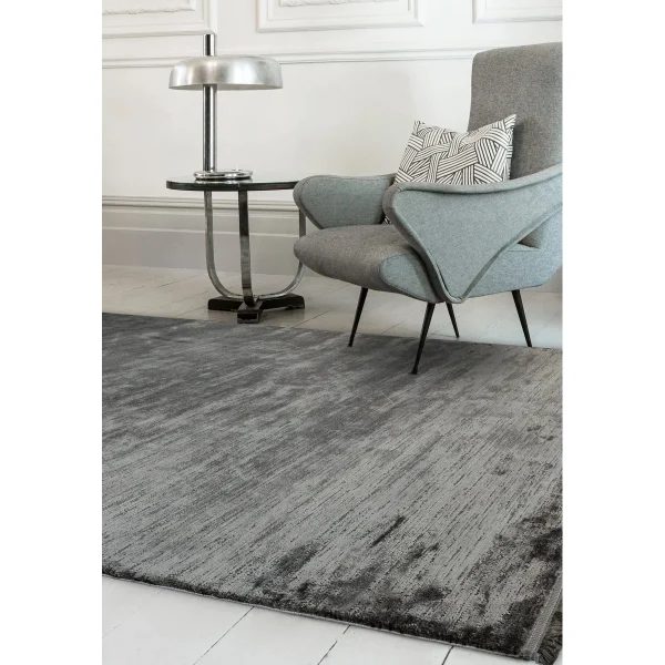 Covor pufos anthracite modern model abstract Olympia Anthracite 6 mm 120x170 cm OLYM1201700004