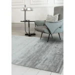 Covor pufos gri modern model abstract Olympia Pewter 6 mm 120x170 cm OLYM1201700005