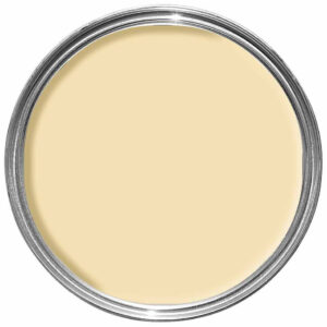 Vopsea crem satinata 20 la suta luciu pentru exterior Farrow and Ball Exterior Eggshell NHM Orange coloured White No.W5 750 ml
