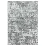 Covor pufos argintiu modern model abstract geometric Orion Abstract Silver 10 mm 80x150 cm ORIO0801500005
