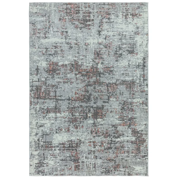 Covor pufos roz modern model abstract geometric Orion Abstract Pink 10 mm 80x150 cm ORIO0801500006