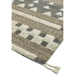 Covor lucrat manual traditional model tribal geometric Paloma Casablanca 4-20 mm 160x230 cm PALO160230PA04