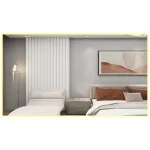 Panou decorativ 3D din polimer rigid, model Riflaj - 12.2x1.3x270 Manavi WP2