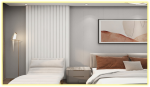 Panou decorativ 3D din polimer rigid, model Riflaj - 12.2x1.3x270 Manavi WP2