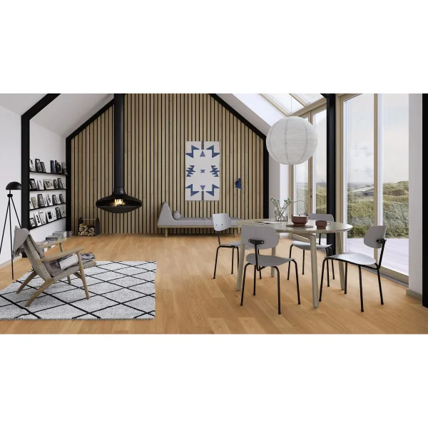 Parchet stejar nefinisat periat 1 strip Boen Oak Adagio 14x138x690 mm EBG82UND 10141606