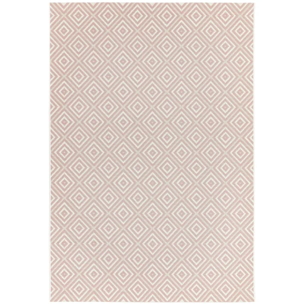 Covor roz modern outdoor model geometric Patio Pink Jewel 4 mm 80x150 cm PATI0801500013