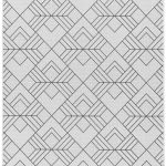 Covor ivory modern outdoor model geometric Patio Deco Ivory 4 mm 160×230 cm PATI1602300016