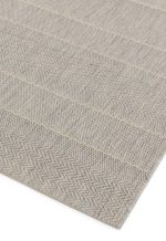 Covor bej modern outdoor model geometric Patio Beige Stripe 4 mm 80x150 cm PATI0801500003