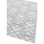 Covor ivory modern outdoor model geometric Patio Deco Ivory 4 mm 80x150 cm PATI0801500016